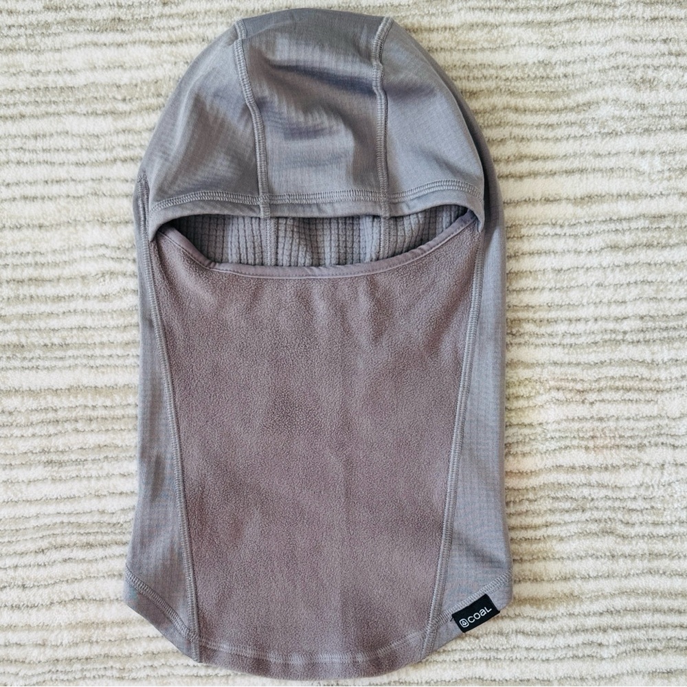 Coal Headwear Lavender Gray Voyager Fleece Clava Balaclava Face Mask NWOT